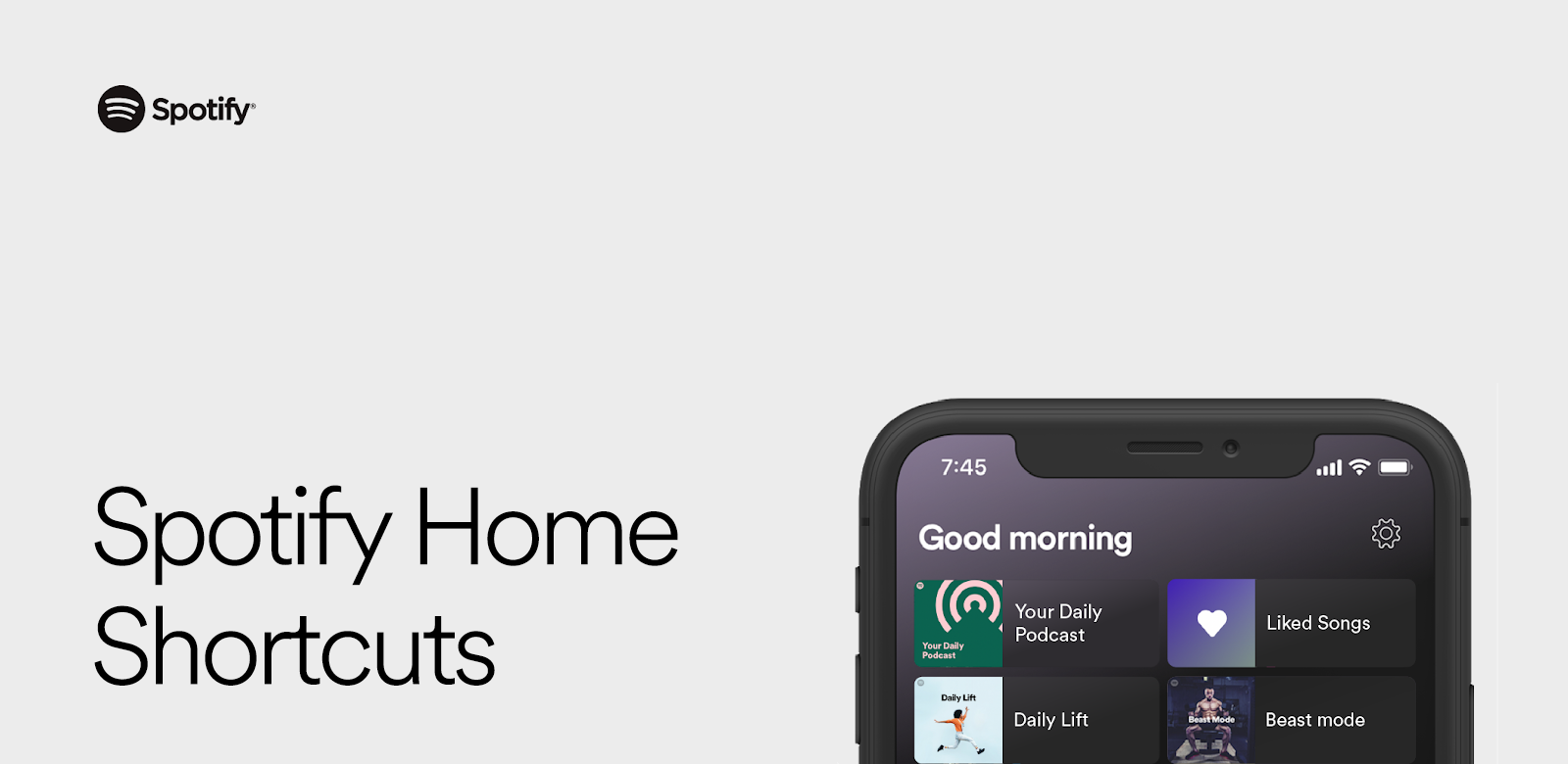 Spotify Shortcuts feature